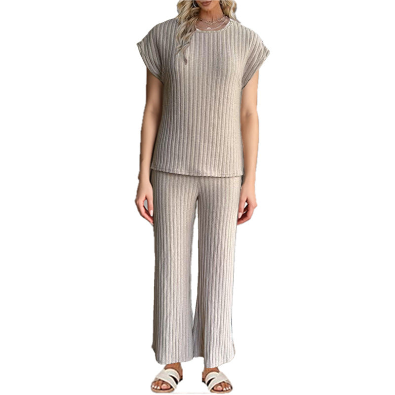 Damen gestrickter Zweiteiler-Anzug Stalluxe