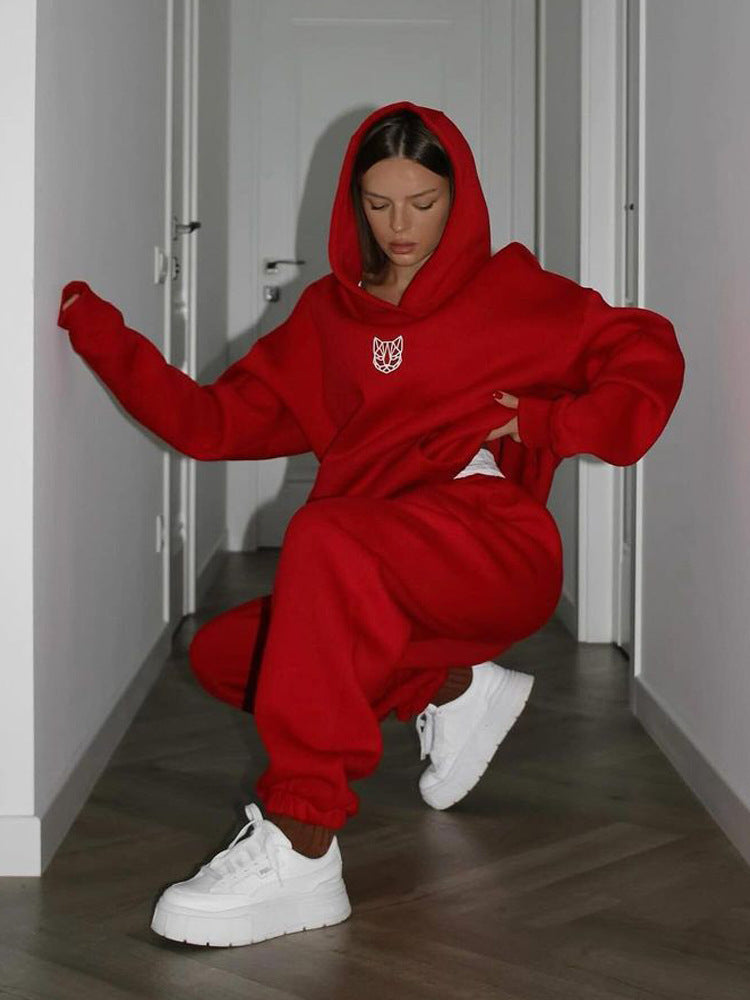 Damen lässiger Cropped Hoodie mit weitem Schnitt und entspannter Passform Stalluxe