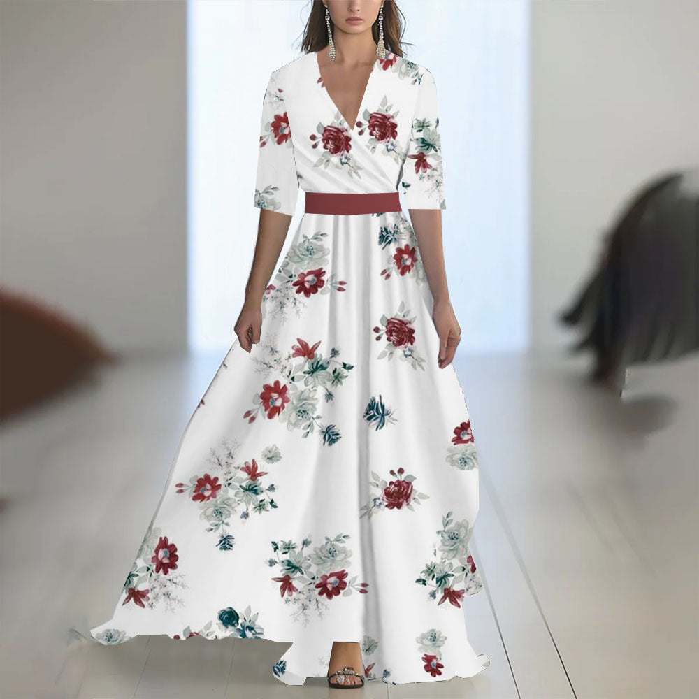 Damen Blumenkleid Stalluxe