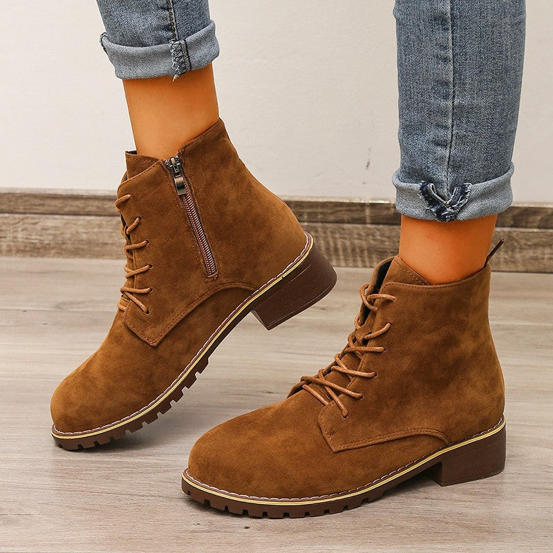 Damen modische Ankle Boots mit robustem Profil Stalluxe