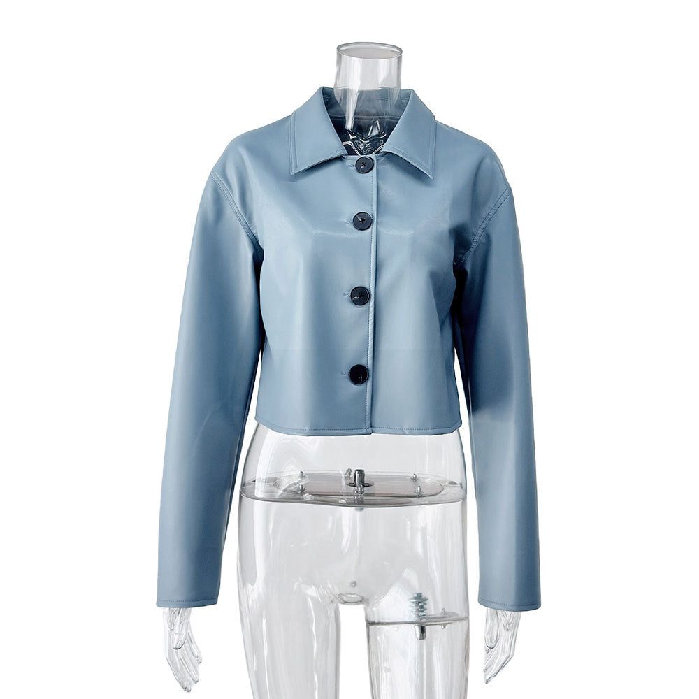 Damen modische cropped Jacke Stalluxe