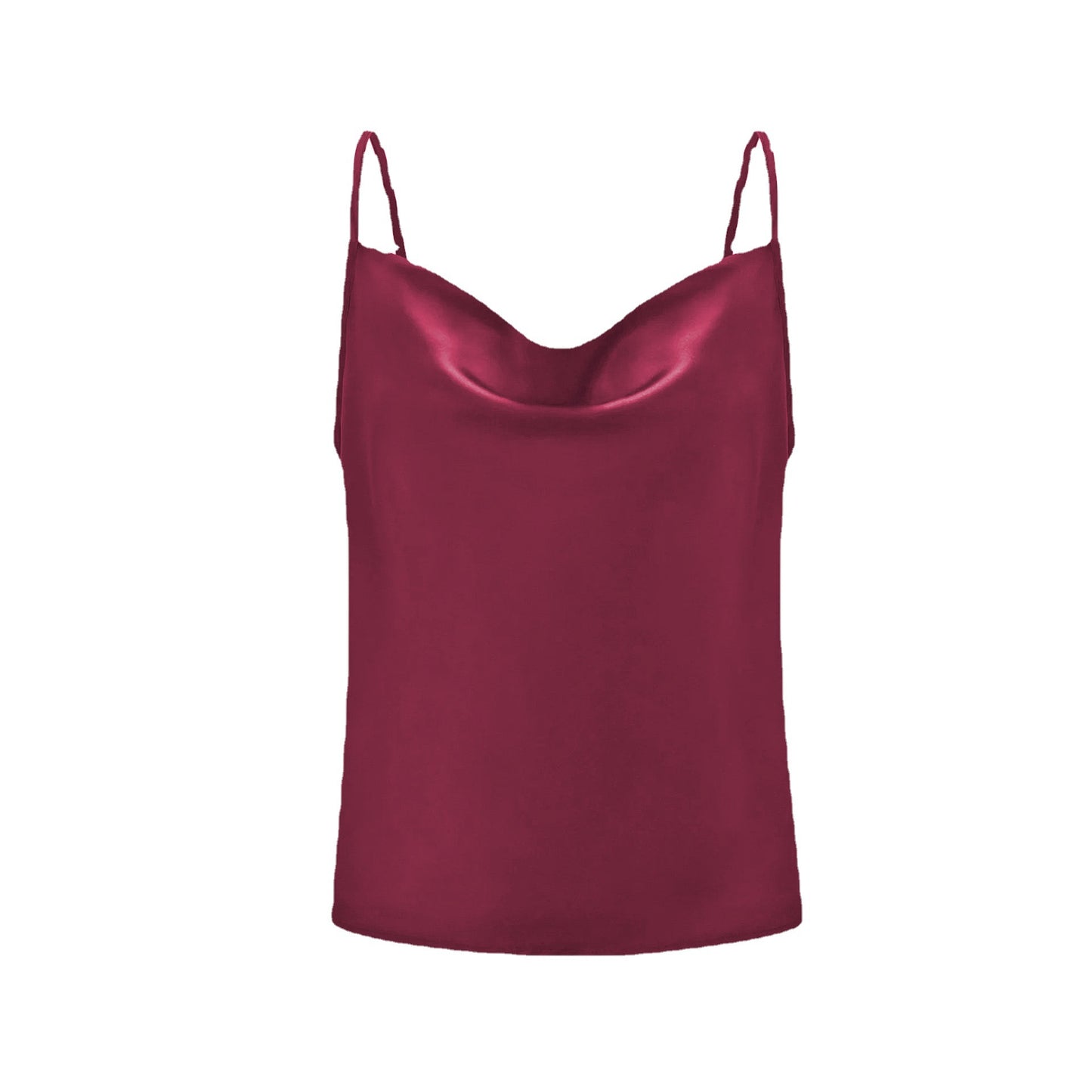 Damen Luxus Satin Spaghetti-Top Stalluxe