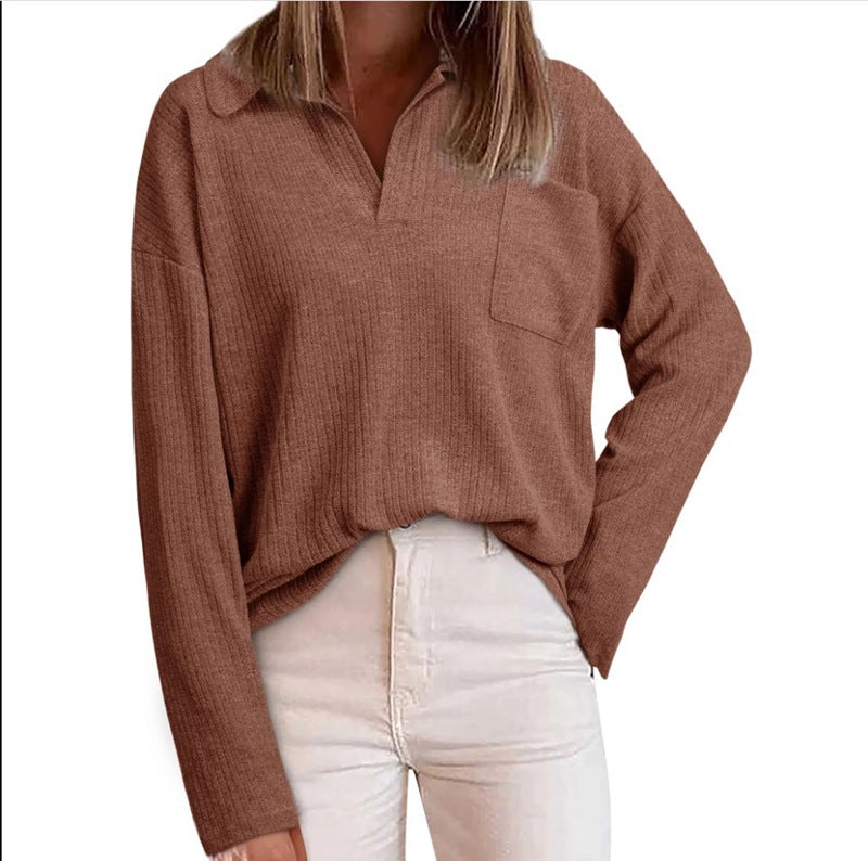 Damen Pullover mit strukturierter Oberfläche und lässigem Schnitt Stalluxe