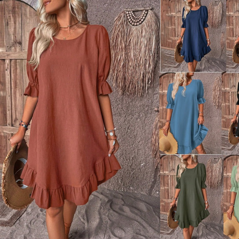 Damen lässiges Sommerkleid Stalluxe