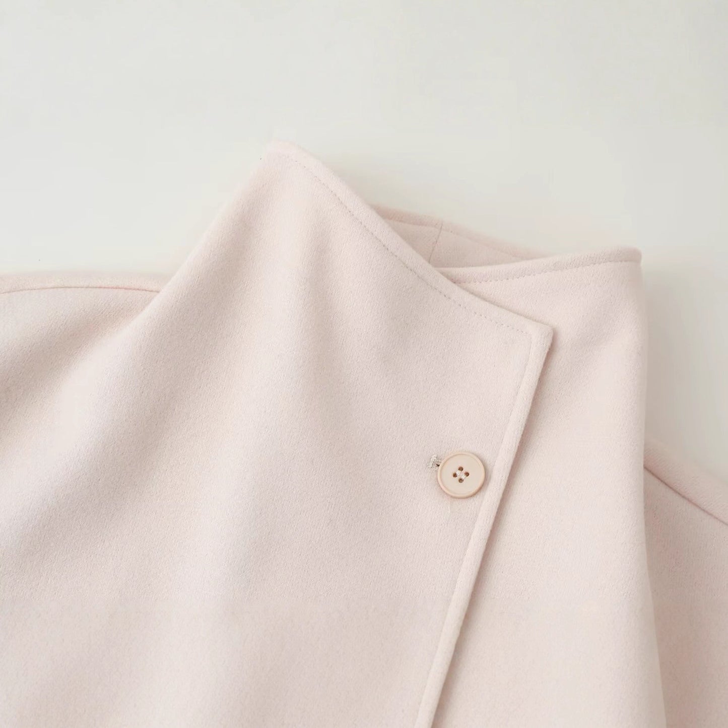 Damen modische Wolljacke mit doppelter Knopfleiste Stalluxe