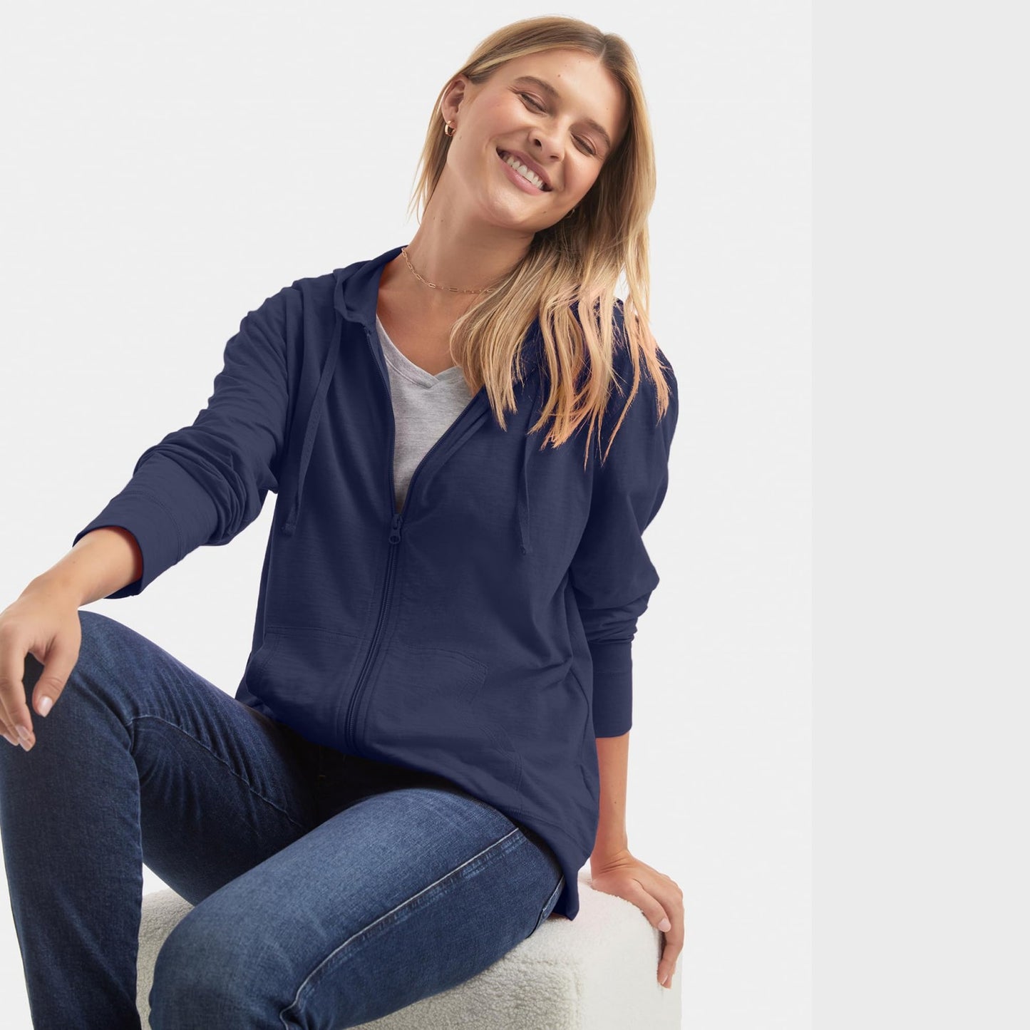Damen Kapuzenjacke aus atmungsaktivem Material Stalluxe