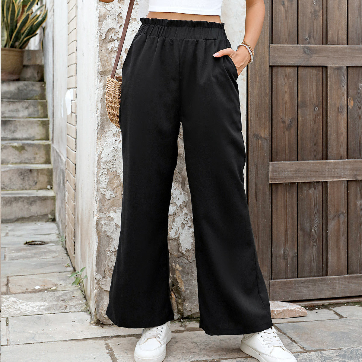 Damen Sommerliche weite Hose Stalluxe