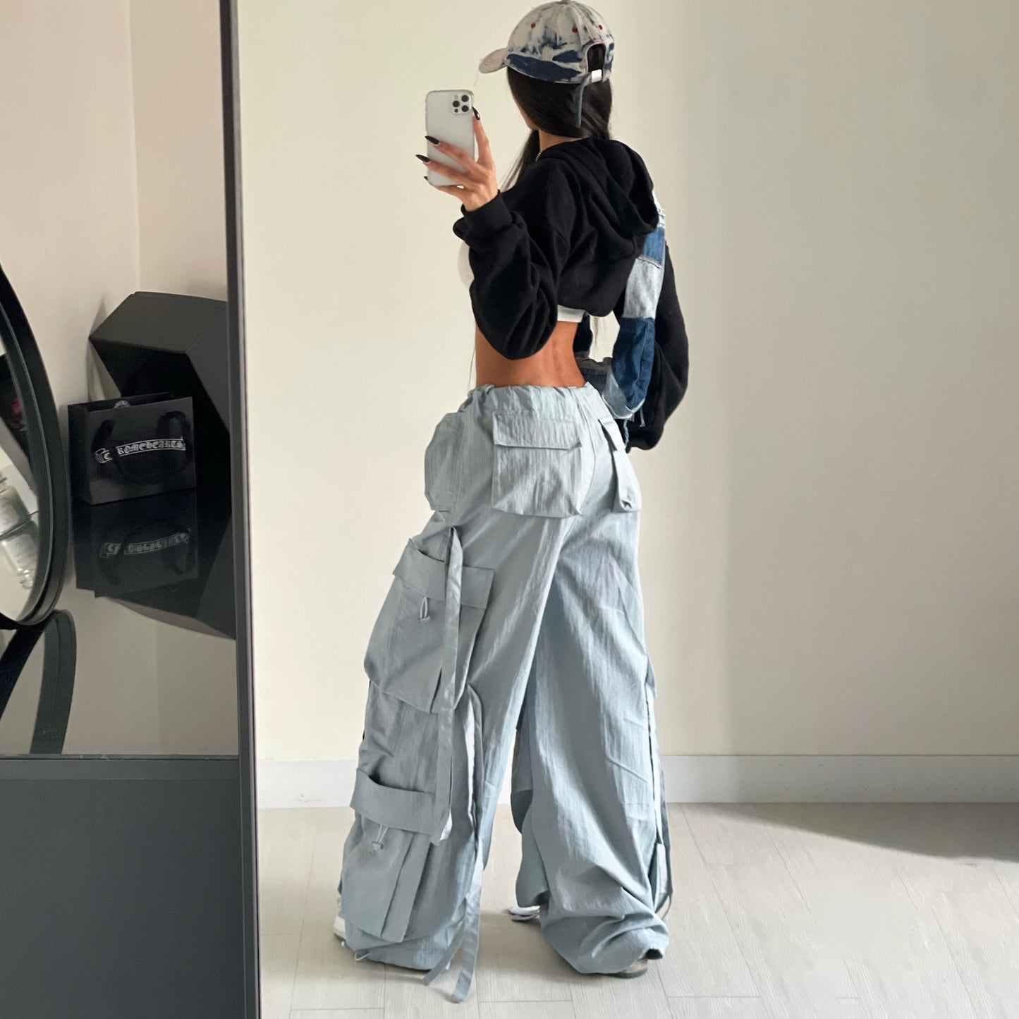 Damen Cargo-Hose mit stylischen Schnürdetails und lässigem Schnitt Stalluxe