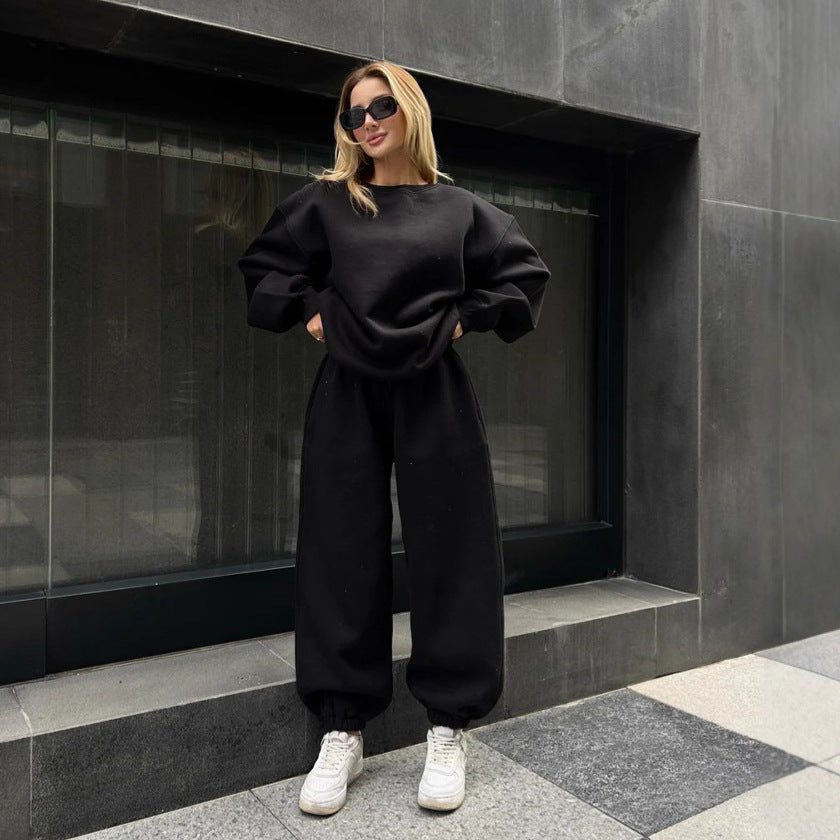 Damen lässiger Hoodie und Jogginghose Set Stalluxe