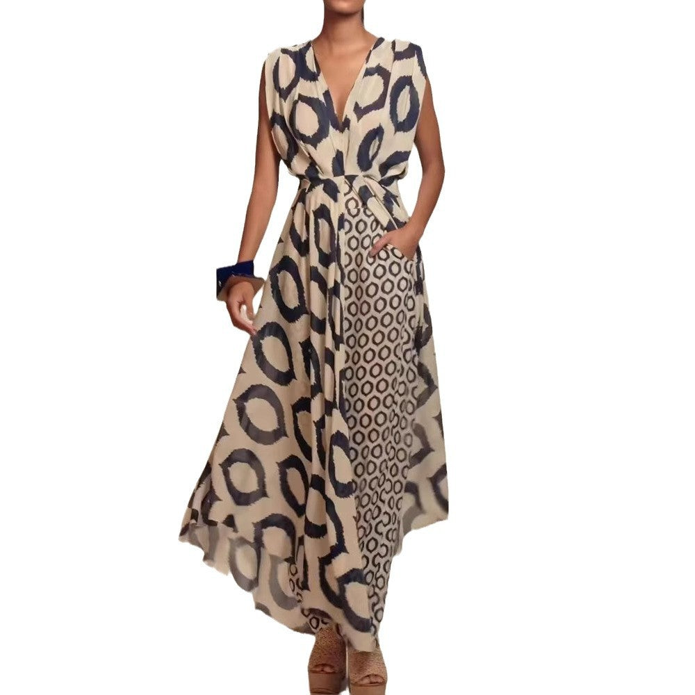 Damen Jumpsuit mit modischem Print Stalluxe