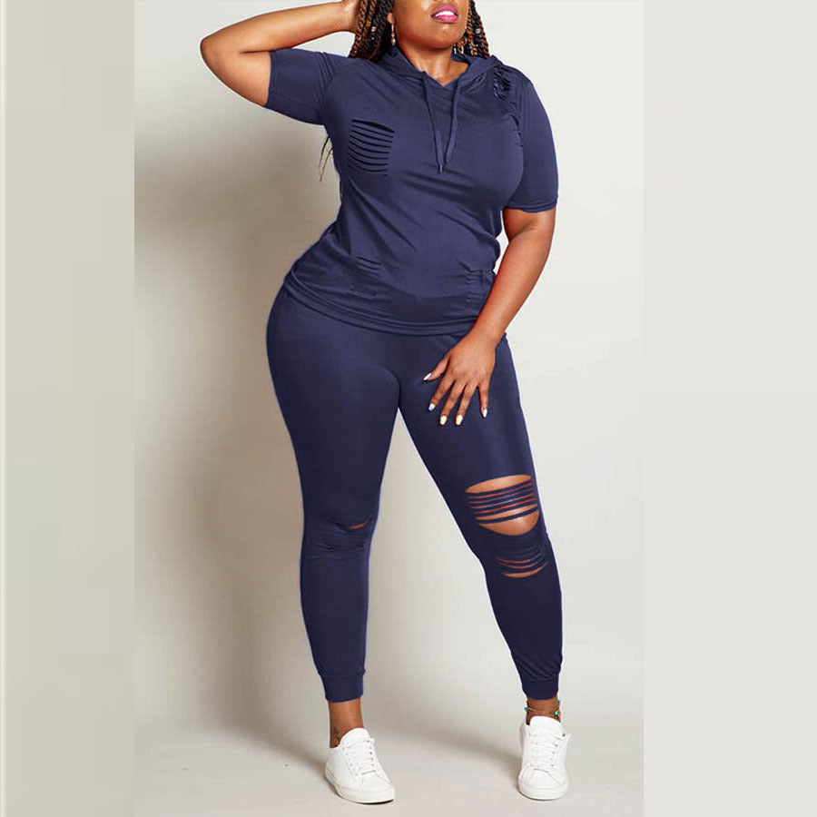 Damen Jogginganzug mit stylischen Zipper-Details und sportlicher Passform Stalluxe