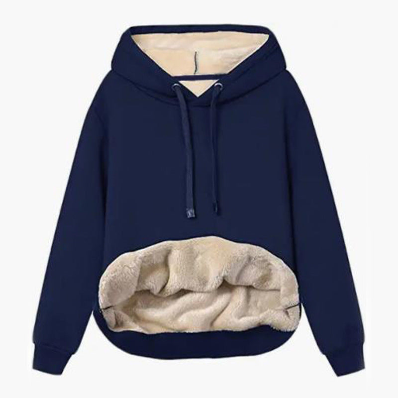 Damen Kuscheliger Kapuzenpullover mit Fleece-Futter Stalluxe