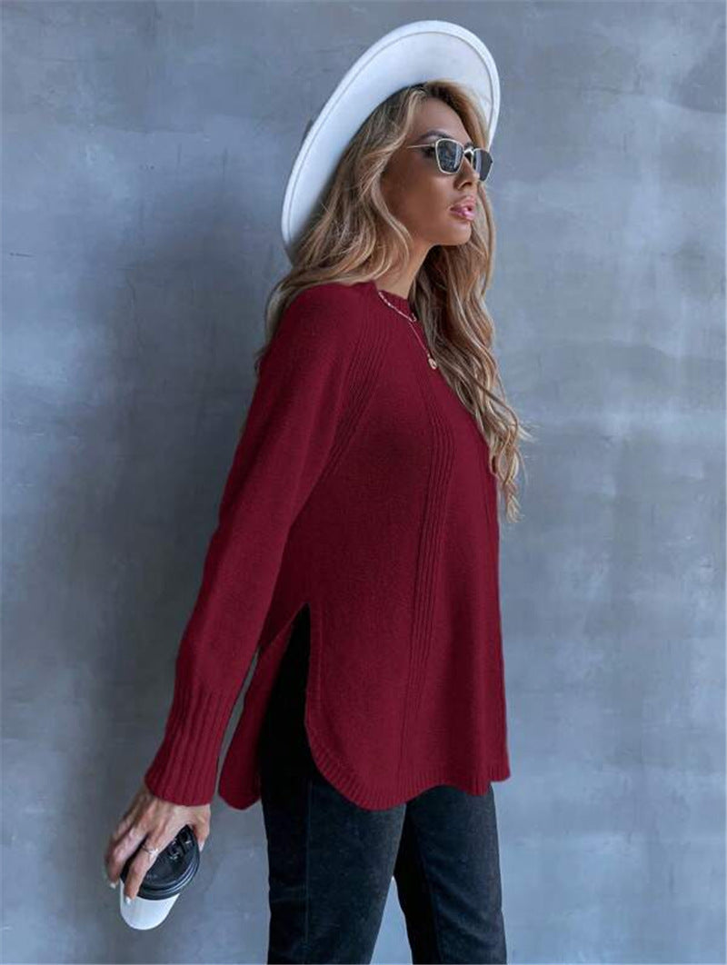 Damen Oversized Strickpullover Stalluxe