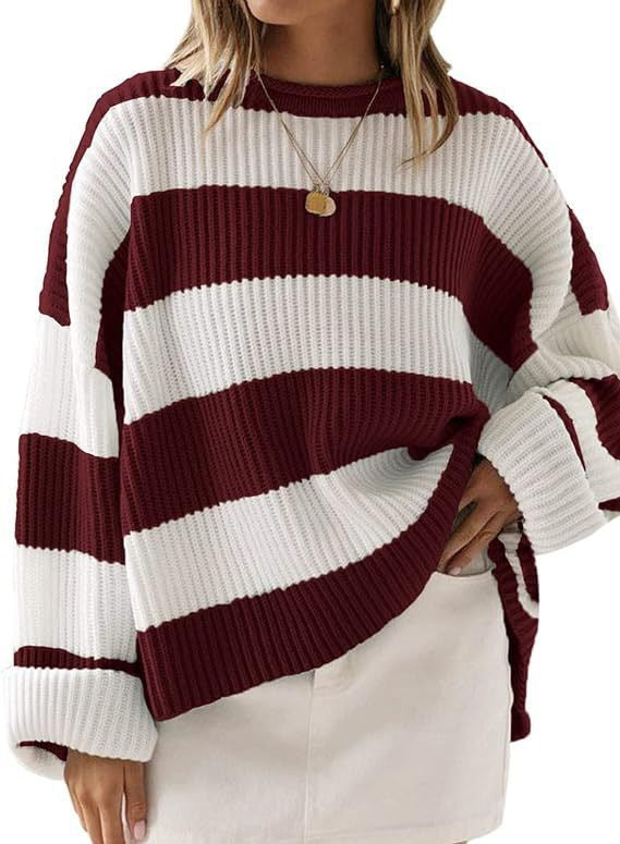 Damen Strickpullover mit oversized Schnitt Stalluxe