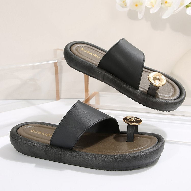Damen modische Clogs mit elegantem Dekorationsdetail und bequemer Sohle Stalluxe