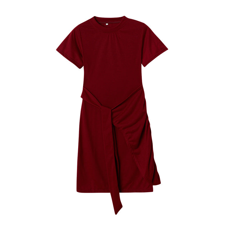 Damen Sommerliches Wickelkleid mit verspieltem Design und dekorativem Taillengürtel Stalluxe