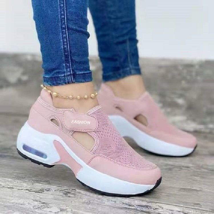 Damen Sportliche Sneaker mit atmungsaktivem Mesh-Obermaterial und innovativer Dämpfung Stalluxe