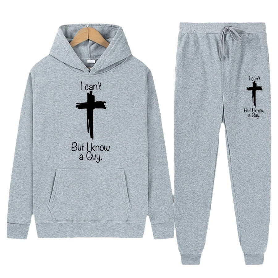 Damen Hoodie- und Jogginghose Set mit inspirierendem Schriftzug Stalluxe