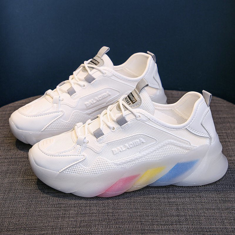 Damen modische Sneakers mit futuristischem Design und attraktiver Sohle Stalluxe