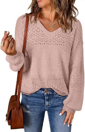 Damen luftiger Strickpullover Stalluxe