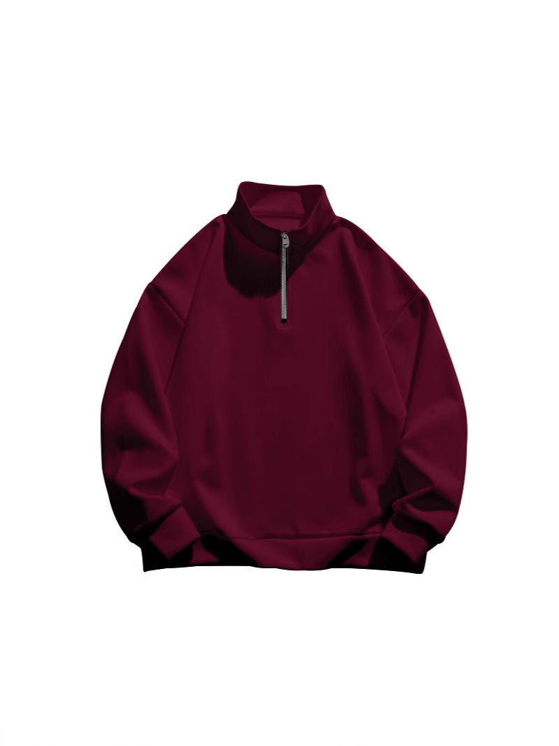 Damen Sweatshirt mit Stehkragen und Reißverschluss Stalluxe