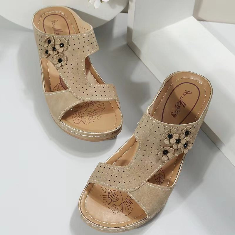 Damen leichte Sommerschuhe mit geschlossener Ferse und modischem Schlange-Leder-Design Stalluxe