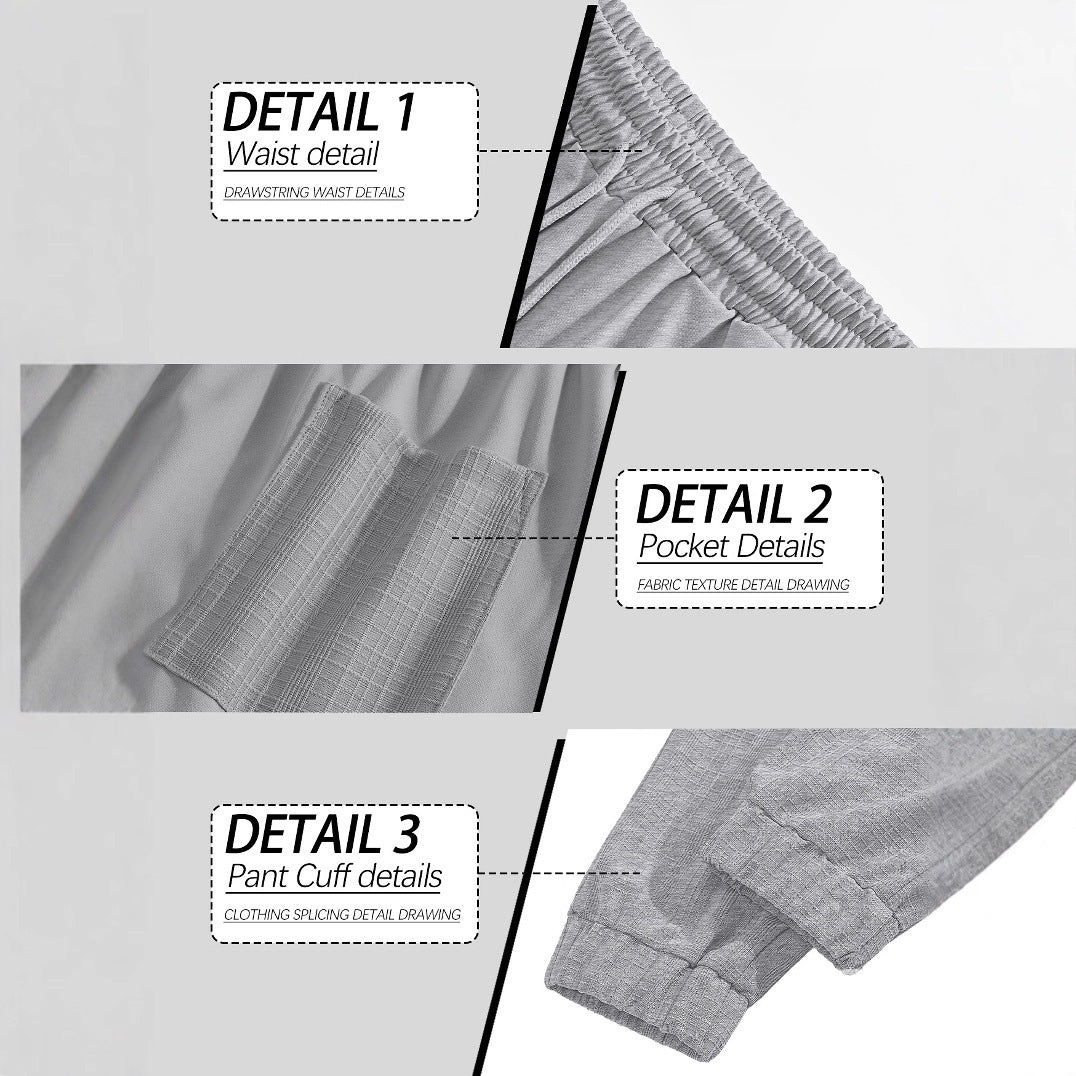 Damen sportliche Jogginghose mit elastischem Bund und strukturiertem Design Stalluxe