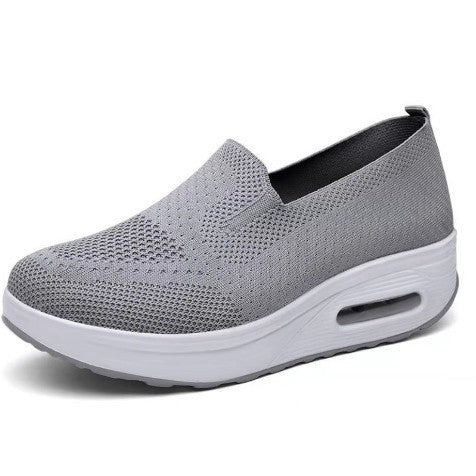 Damen Sportliche Slip-On Sneakers mit luftiger Mesh-Oberfläche und innovativer Dämpfung Stalluxe
