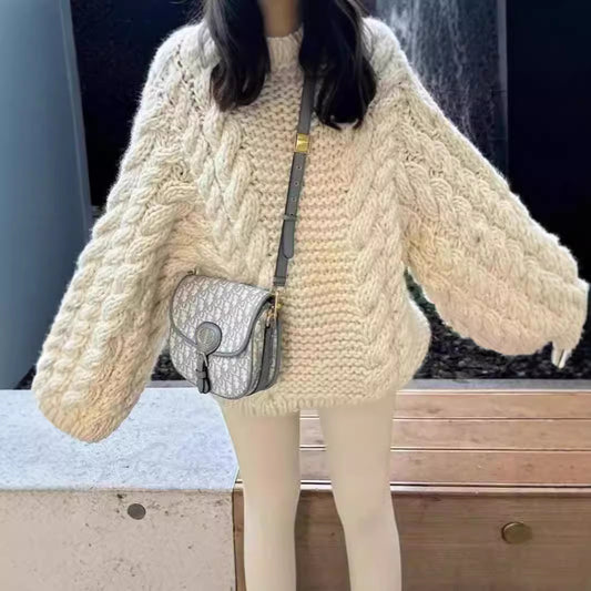 Damen Grobstrickpullover Stalluxe