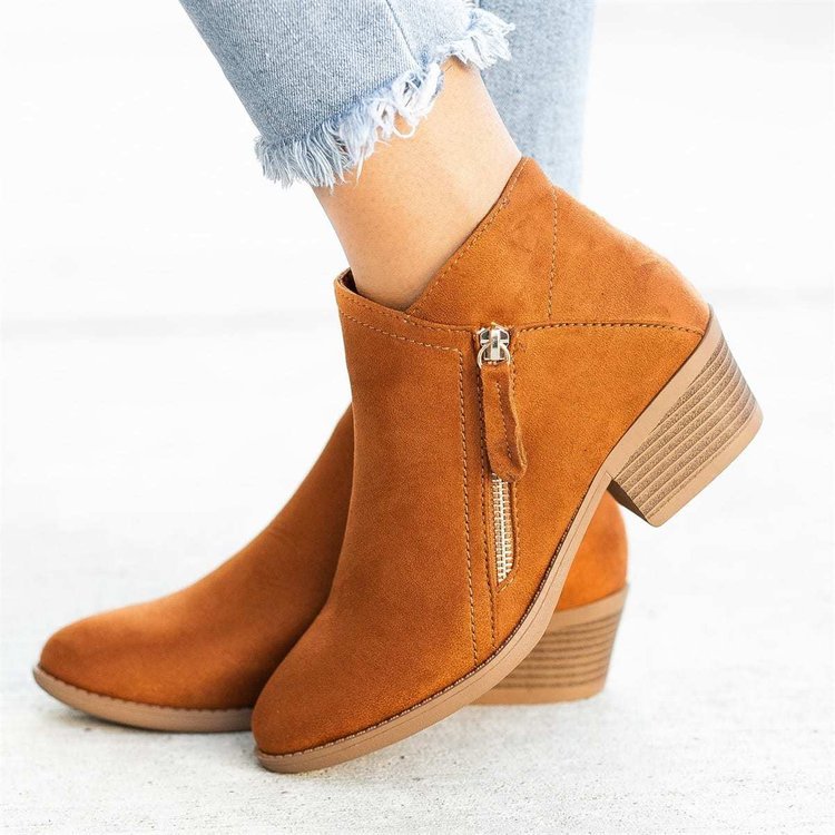 Damen Ankle Boots aus hochwertigem Wildleder Stalluxe