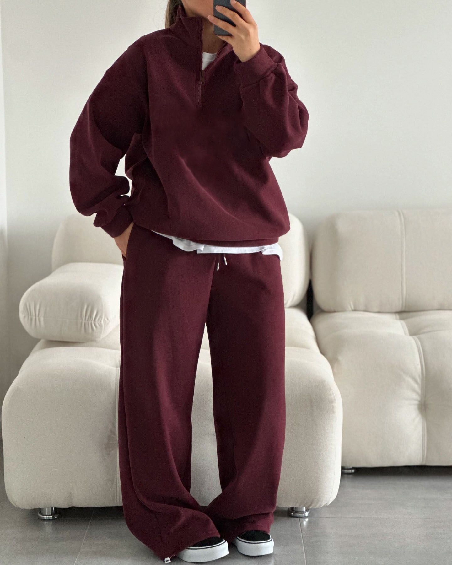 Damen lässiger Hoodie und Jogginghose Stalluxe