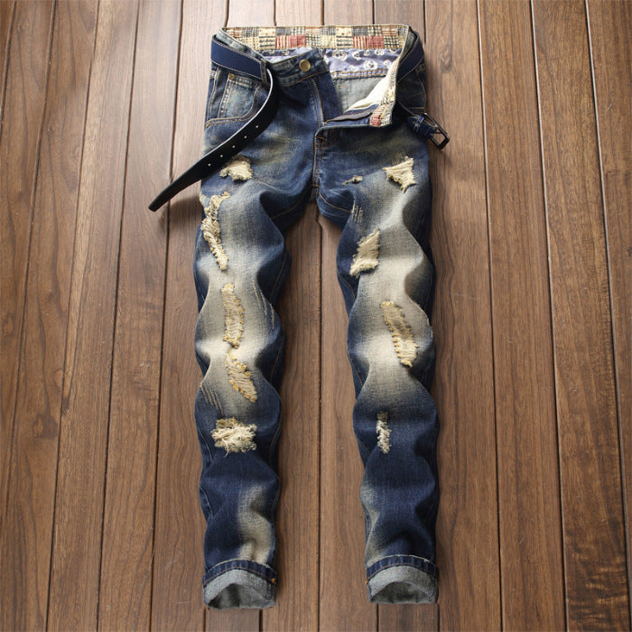 Herren Destroyed Jeans Stalluxe
