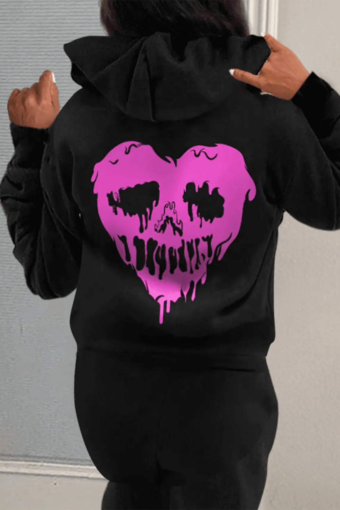 Herren Kapuzenpullover mit einzigartigem Totenkopfdesign Stalluxe