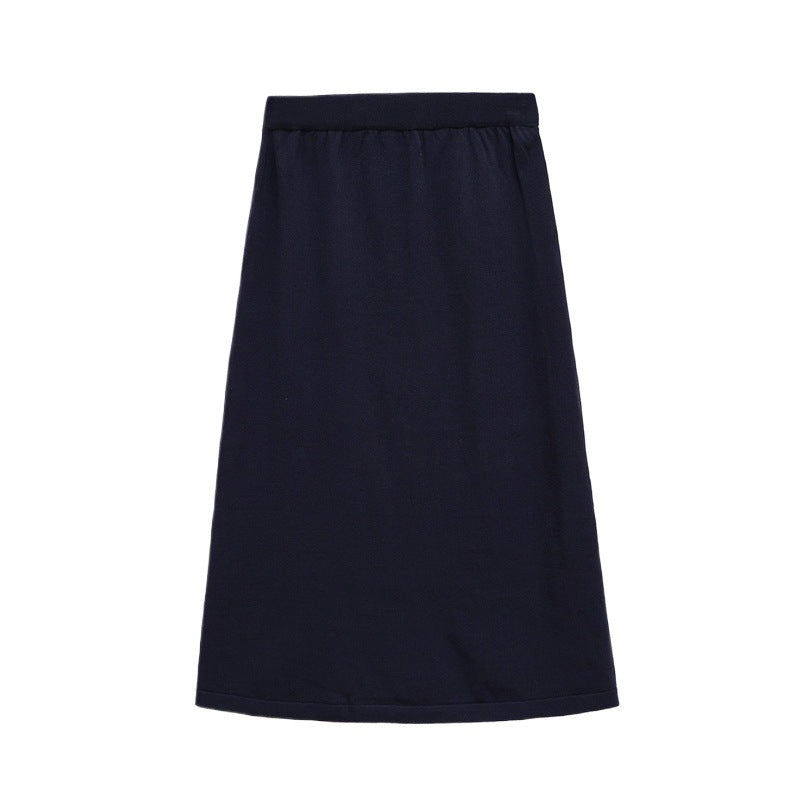 Damen Bequemer Jersey-Rock mit elastischem Bund Stalluxe