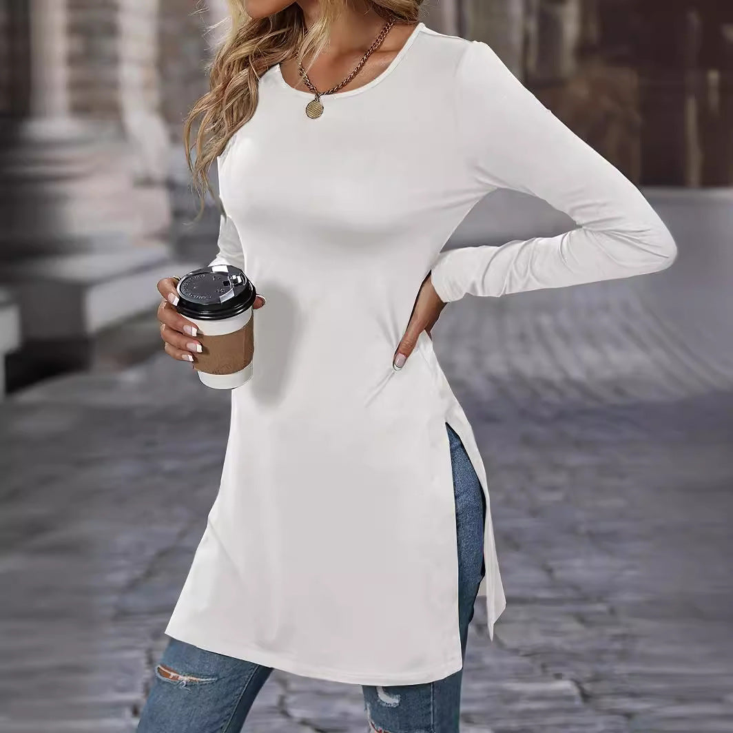 Damen Langarmshirt mit lässigem Schnitt und bequemer Passform Stalluxe