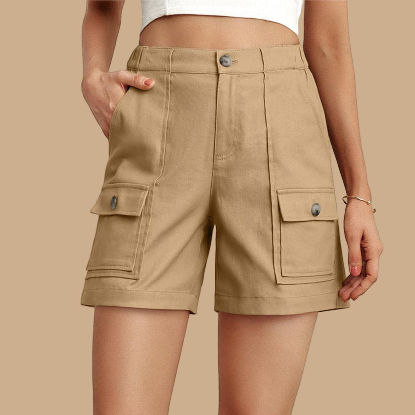Damen Cargo Shorts Stalluxe