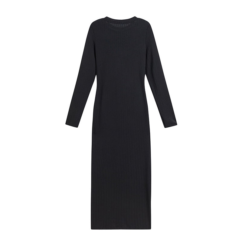 Damen Langarm Kleid Stalluxe
