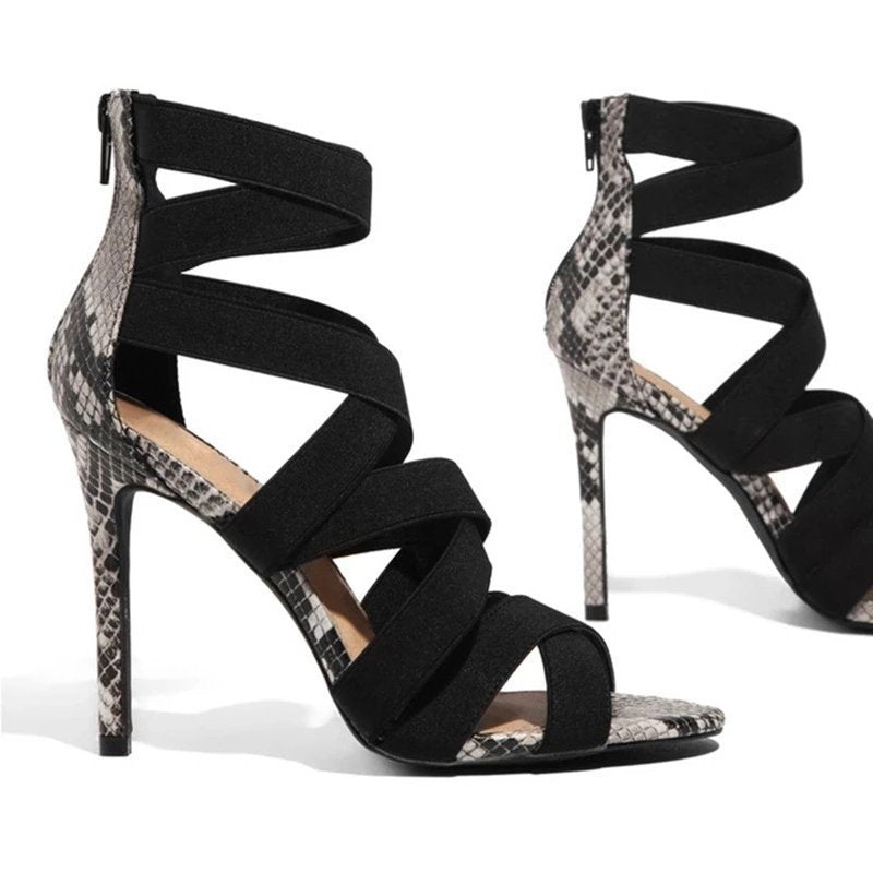 Damen elegante und trendige Stilettos mit flexiblem Riemen-Design Stalluxe