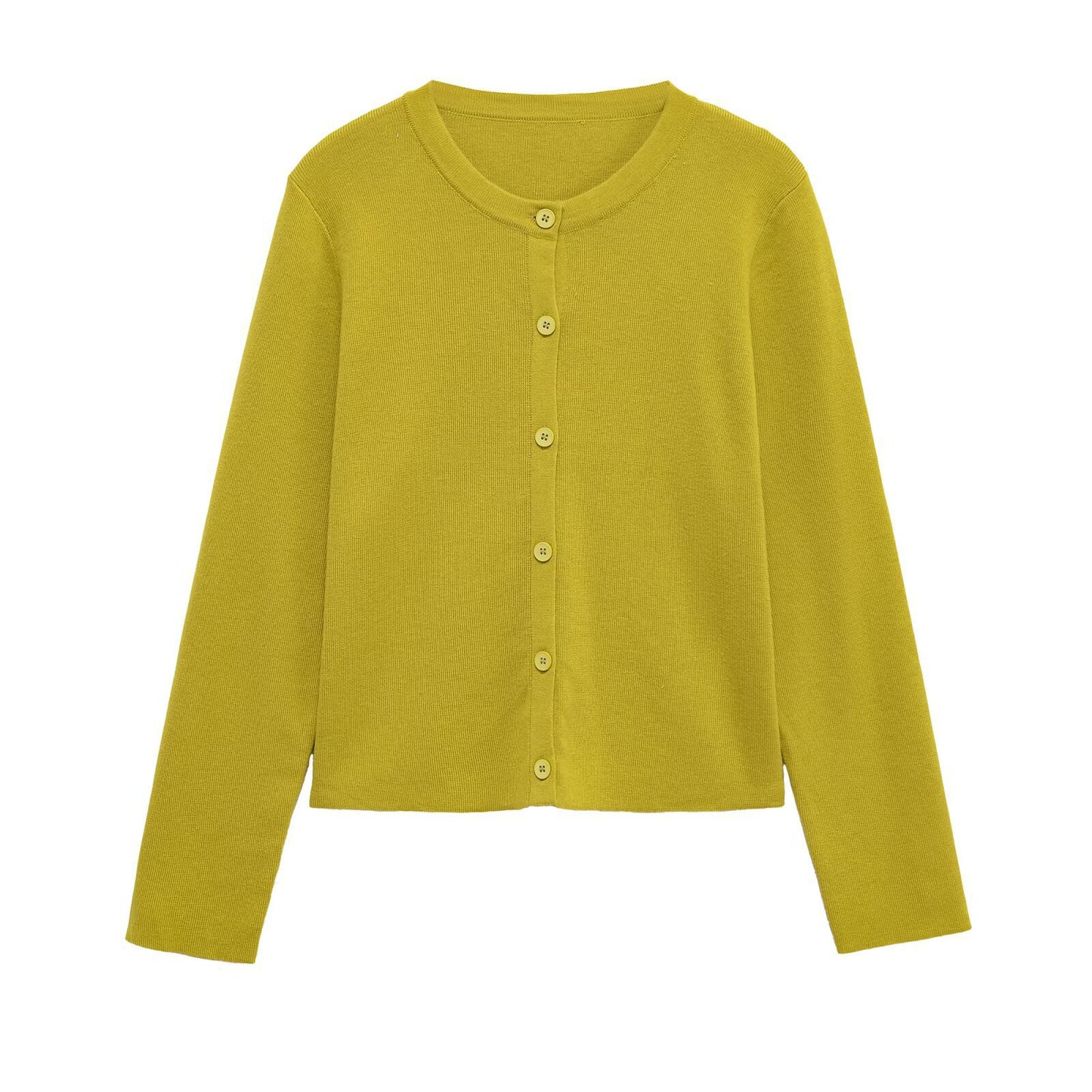 Damen Strickjacke mit Knopfleiste und femininer Passform Stalluxe