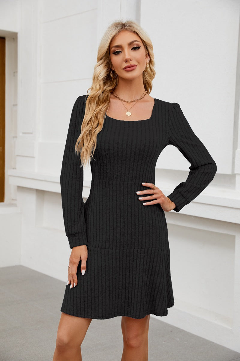 Damen gestricktes Midikleid Stalluxe