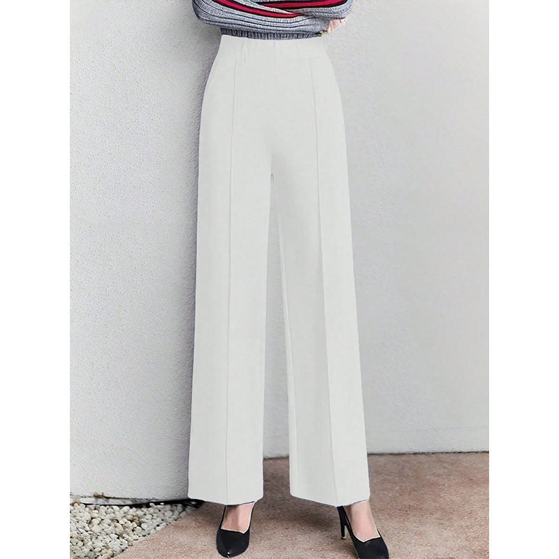 Damen elegante Culotte mit hohen Taillenschnitt und seitlichen Eingrifftaschen Stalluxe