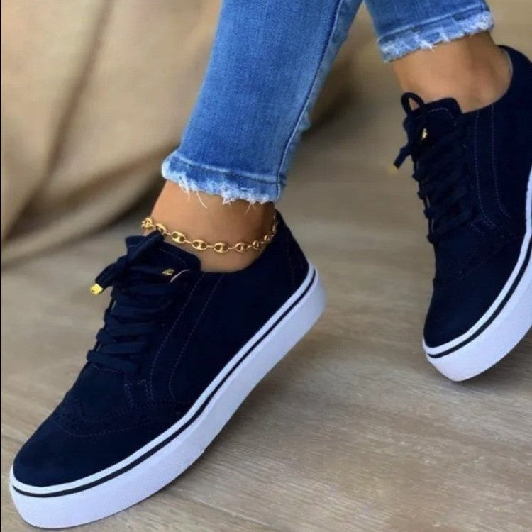 Damen Sneaker mit modischem Textilobermaterial und dämpfender Sohle Stalluxe