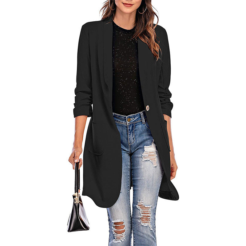 Women's Tailored Longline Blazer Stalluxe