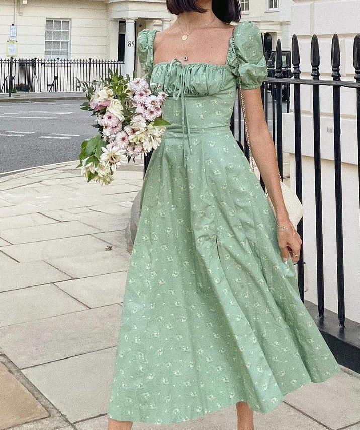 Damen Blumenkleid Stalluxe