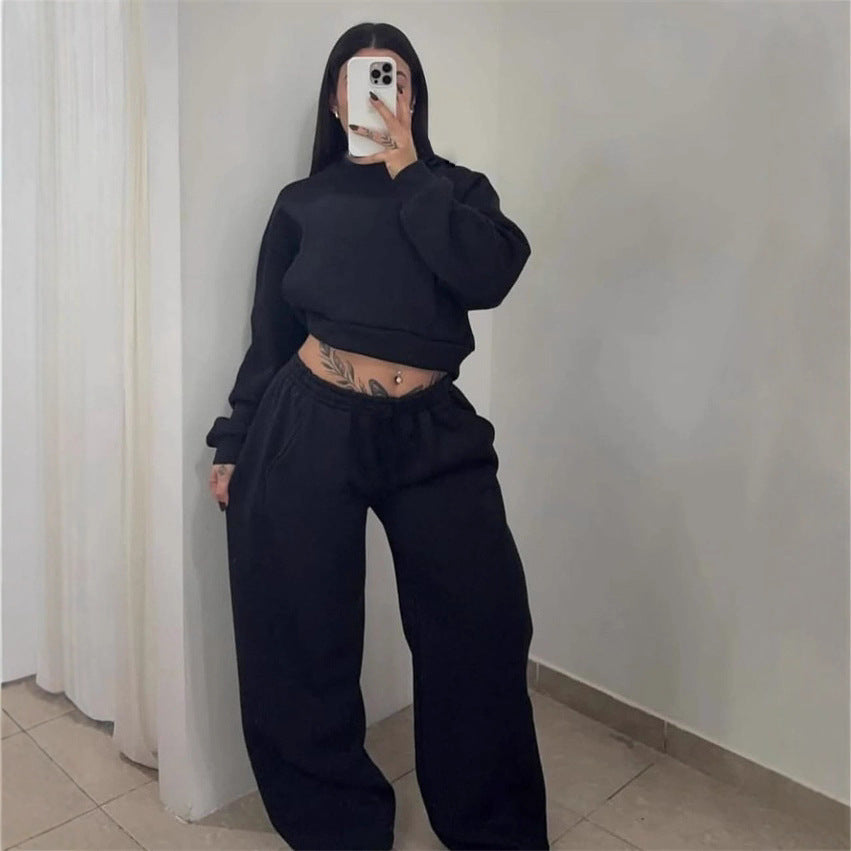 Damen lässiger Sweatsuit aus hochwertigem Baumwollmix Stalluxe