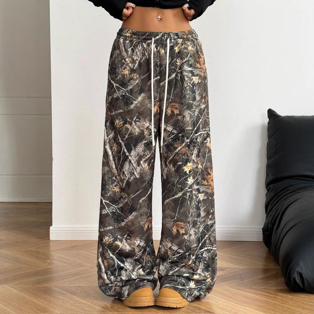 Damen Freizeit-Cargohose im modischen Camouflage-Design Stalluxe