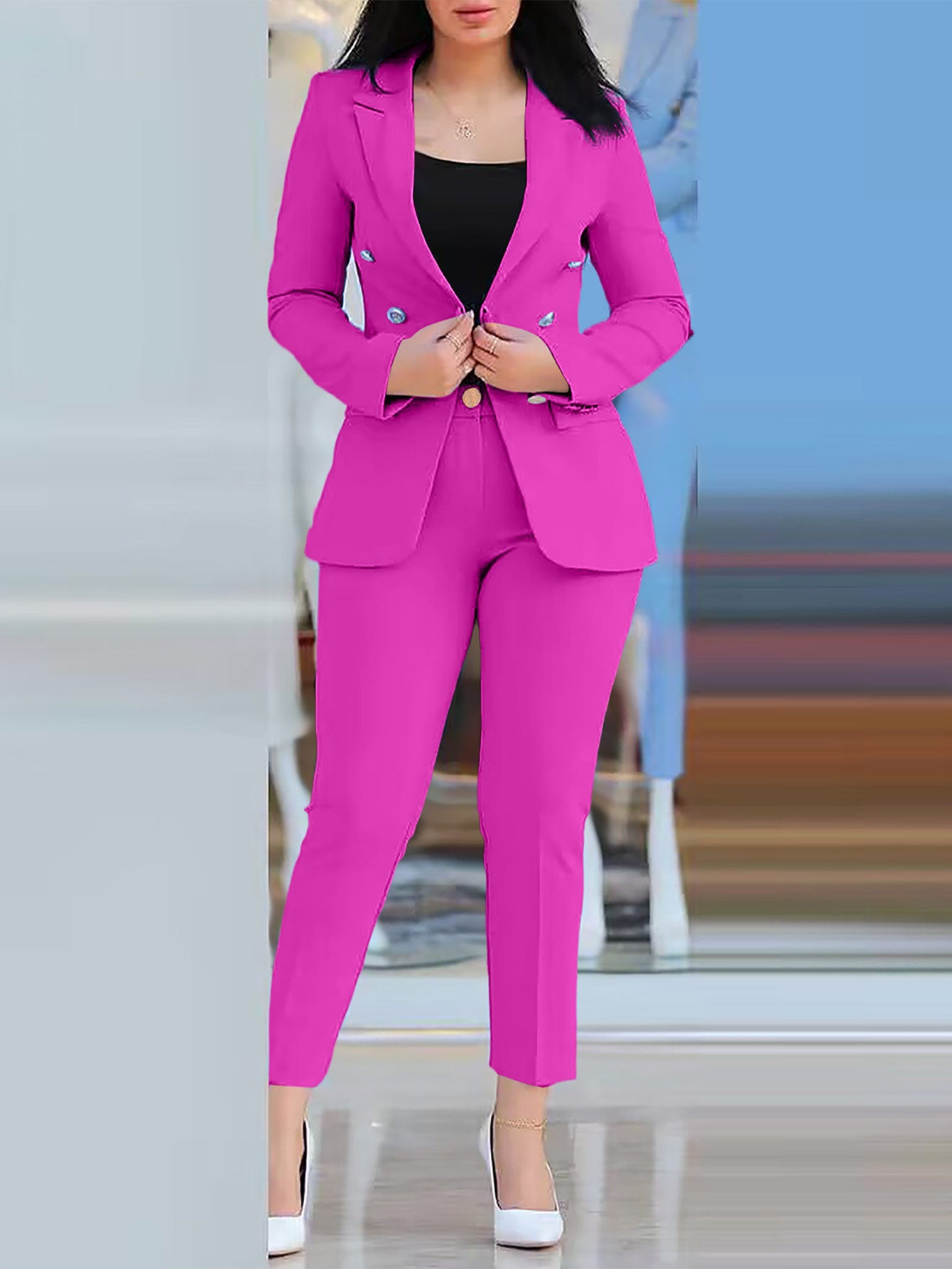 Damen Anzugjacke mit passenden Hose Stalluxe