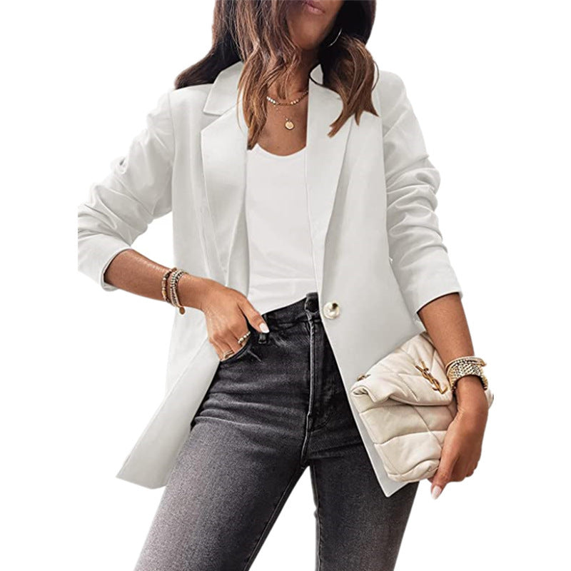 Damen Eleganter Blazer mit außergewöhnlichem Schnitt und praktischen Taschen Stalluxe