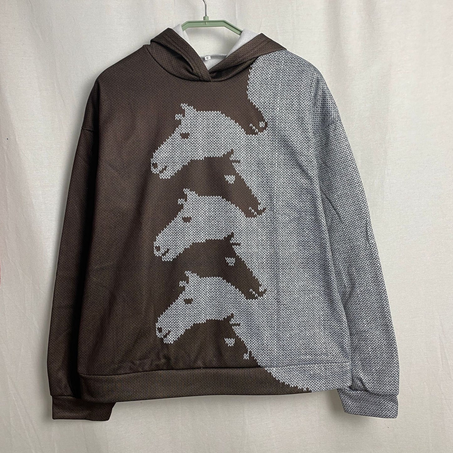 Damen Gemütlicher Hoodie mit Pferdemotiv Stalluxe