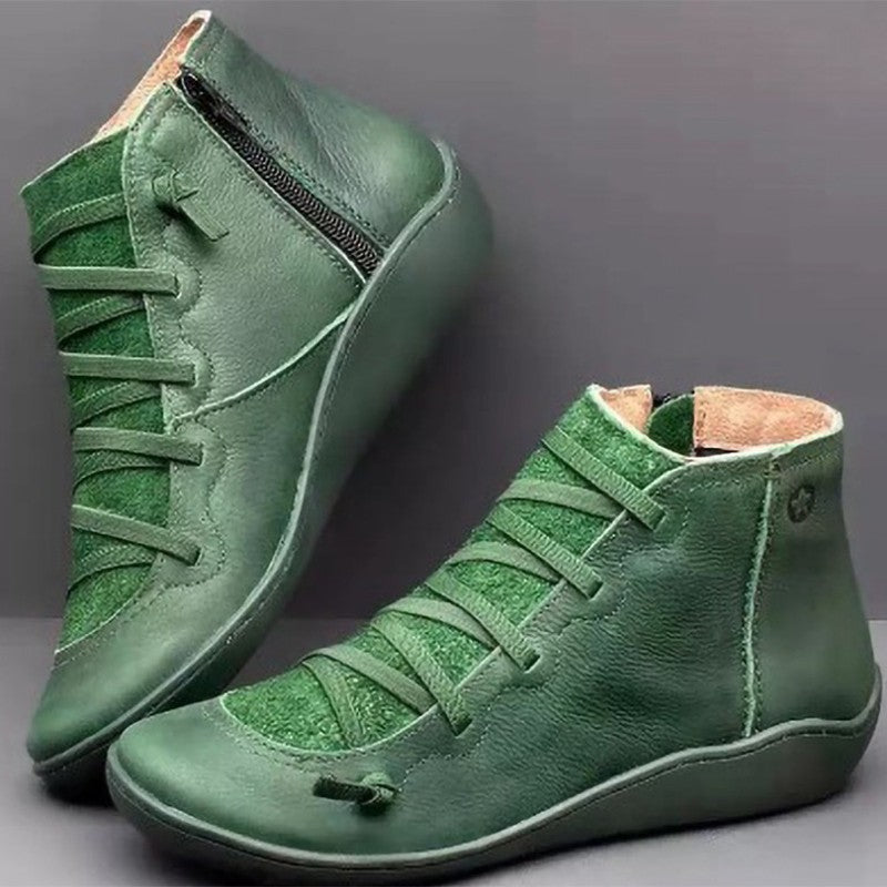 Damen Hohe Sneakers aus hochwertigem Leder mit modischen Akzenten Stalluxe